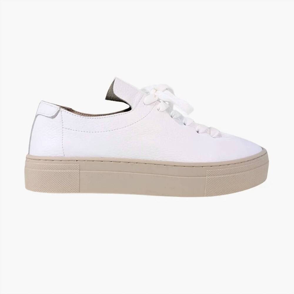 NEW ATELIERS women's vince platform sneaker in white